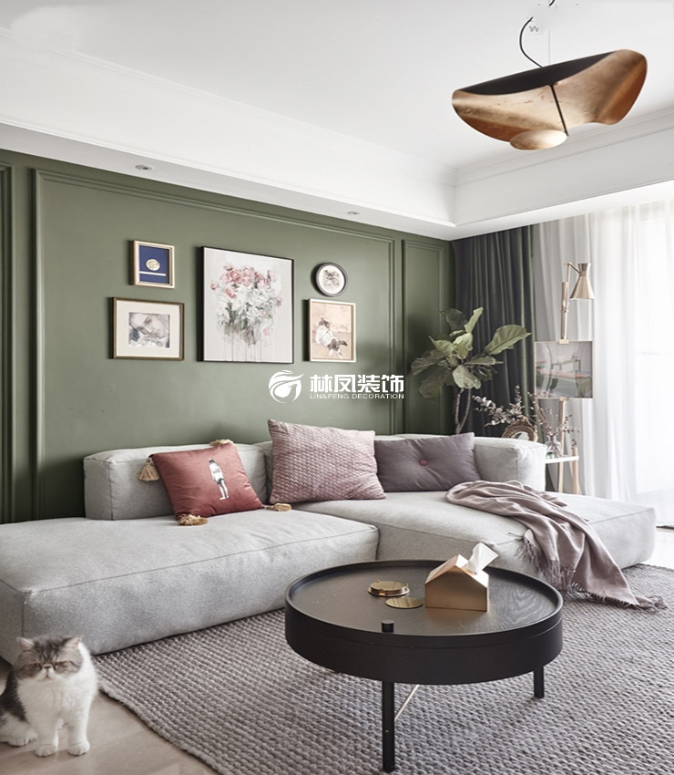 沙發(fā)背景墻護(hù)墻板裝修效果圖案例 沙發(fā)背景墻護(hù)墻板裝修效果圖案例