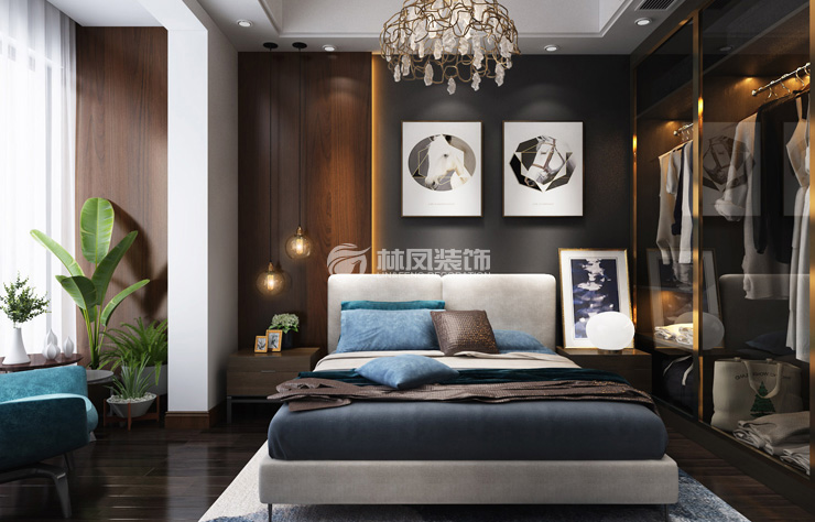 臥室護(hù)墻板裝修效果圖案例 臥室護(hù)墻板裝修效果圖案例