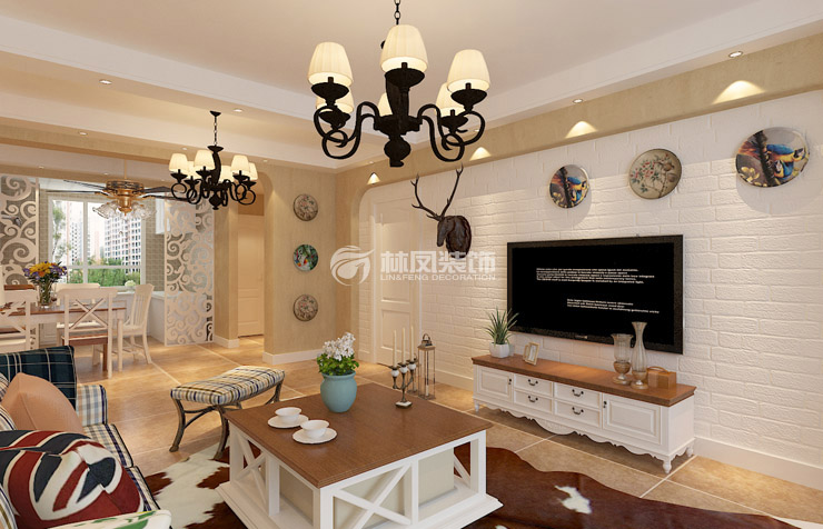 美式風(fēng)格客廳裝修效果圖 美式風(fēng)格客廳裝修效果圖