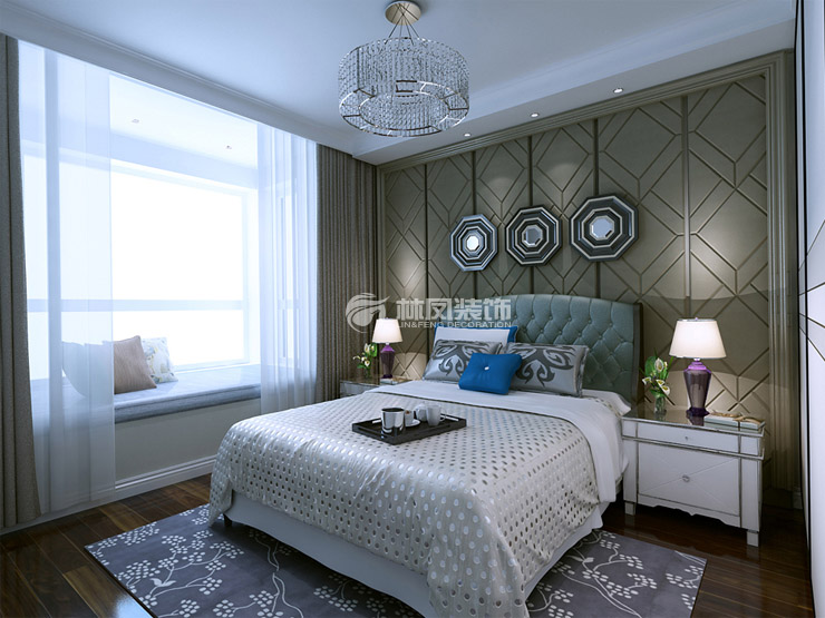 臥室背景墻護(hù)墻板設(shè)計裝修效果圖 臥室背景墻護(hù)墻板設(shè)計裝修效果圖