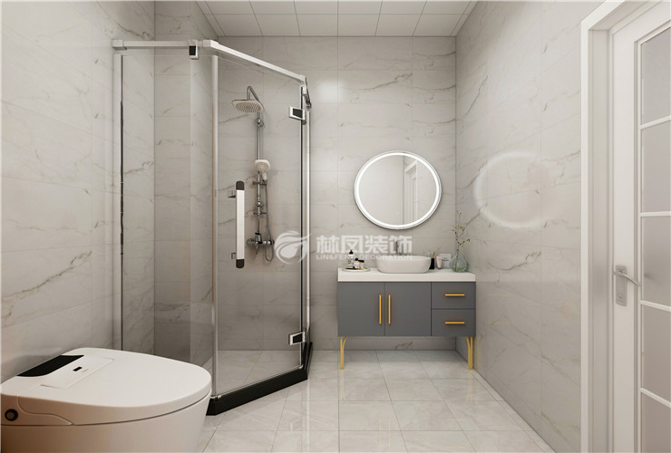 正方形衛(wèi)生間分離方式設(shè)計裝修效果圖 正方形衛(wèi)生間分離方式設(shè)計裝修效果圖