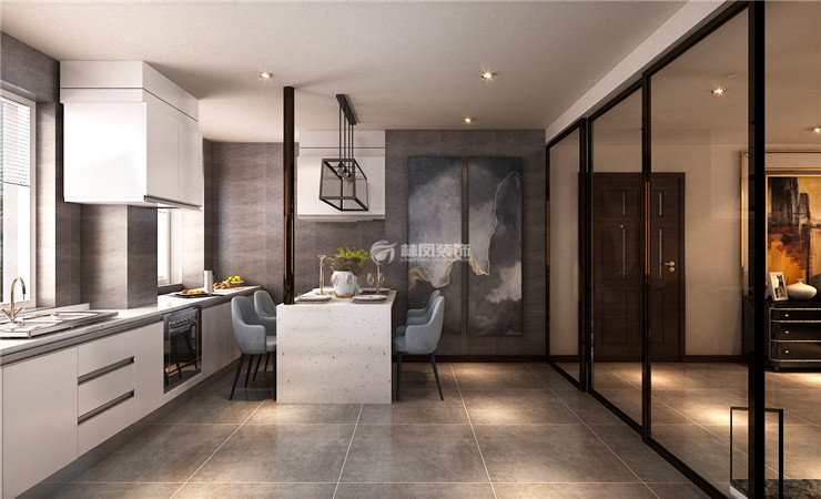 現(xiàn)代風(fēng)格開放式廚房設(shè)計(jì)裝修效果圖 現(xiàn)代風(fēng)格開放式廚房設(shè)計(jì)裝修效果圖