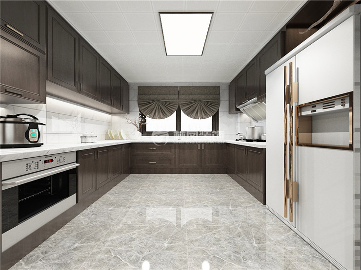 輕奢風格廚房裝修效果圖 輕奢風格廚房裝修效果圖