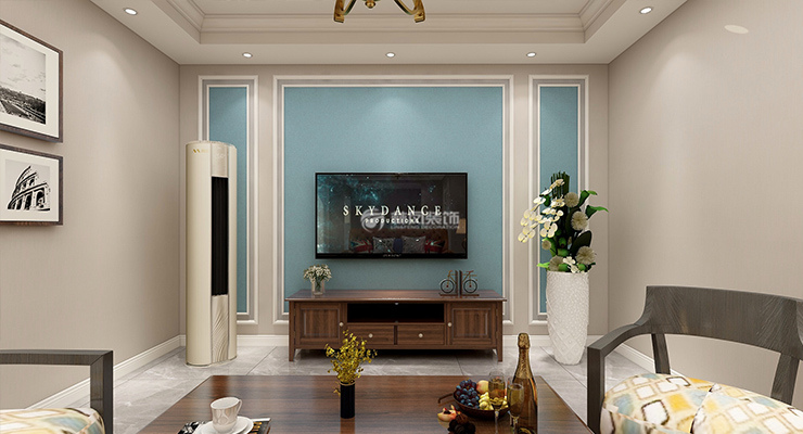 美式風(fēng)格客廳踢腳線設(shè)計(jì)裝修效果圖 美式風(fēng)格客廳踢腳線設(shè)計(jì)裝修效果圖