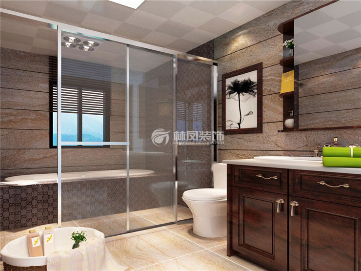 美式風(fēng)格衛(wèi)生間干濕分離設(shè)計裝修效果圖 美式風(fēng)格衛(wèi)生間干濕分離設(shè)計裝修效果圖