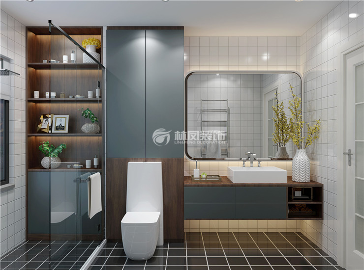 北歐風(fēng)格衛(wèi)生間收納設(shè)計(jì)裝修效果圖 北歐風(fēng)格衛(wèi)生間收納設(shè)計(jì)裝修效果圖