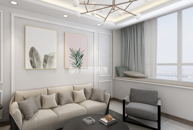 輕奢風(fēng)格客廳飄窗設(shè)計(jì)裝修效果圖 輕奢風(fēng)格客廳飄窗設(shè)計(jì)裝修效果圖