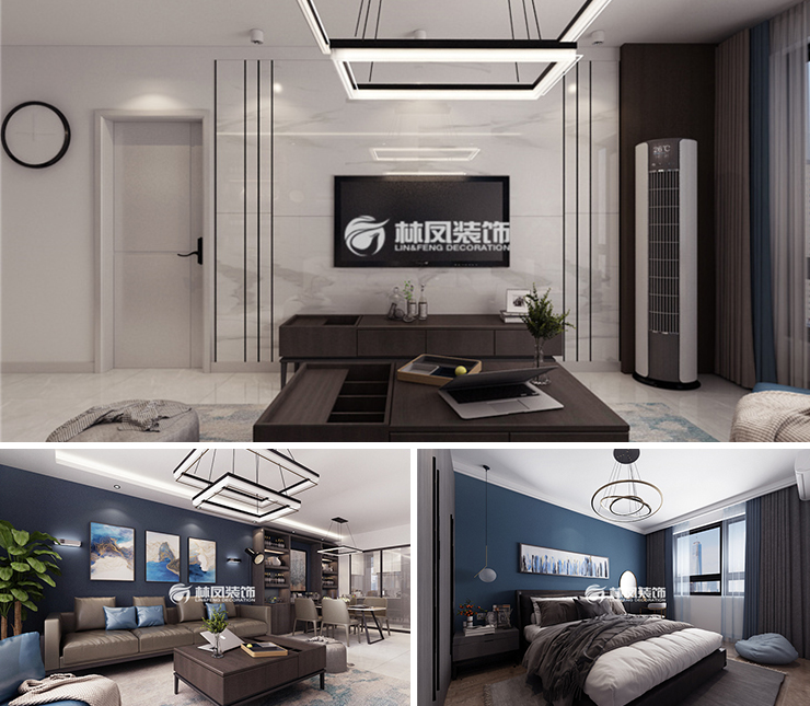 保利云禧105平現(xiàn)代簡約風(fēng)格裝修效果圖 保利云禧105平現(xiàn)代簡約風(fēng)格裝修效果圖