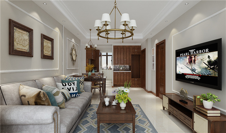 美式風(fēng)格客廳裝修效果圖 美式風(fēng)格客廳裝修效果圖