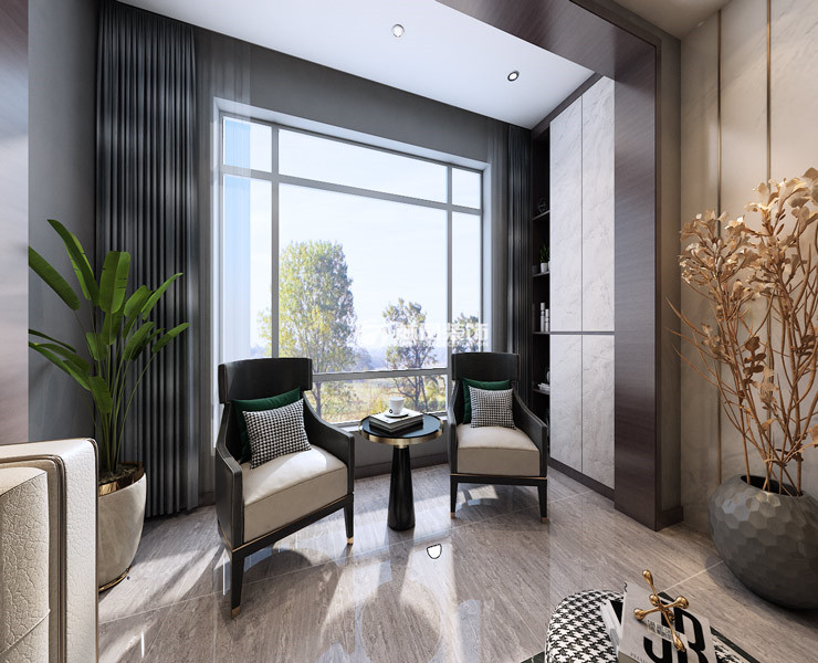 現(xiàn)代風格陽臺擴入客廳裝修效果圖 現(xiàn)代風格陽臺擴入客廳裝修效果圖