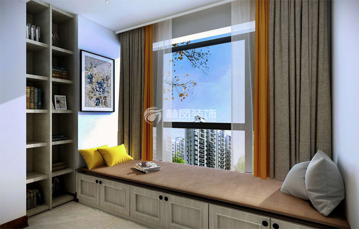 北歐風格陽臺擴入客廳后裝修效果圖 北歐風格陽臺擴入客廳后裝修效果圖