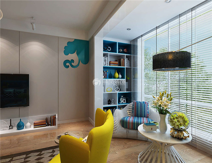 北歐風格陽臺擴入客廳后裝修效果圖 北歐風格陽臺擴入客廳后裝修效果圖